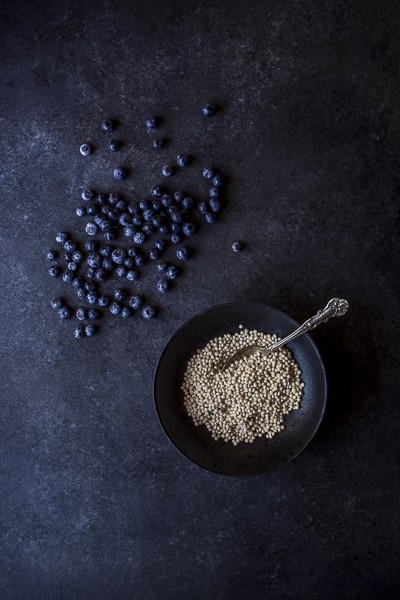 Blueberries and Cous Cous