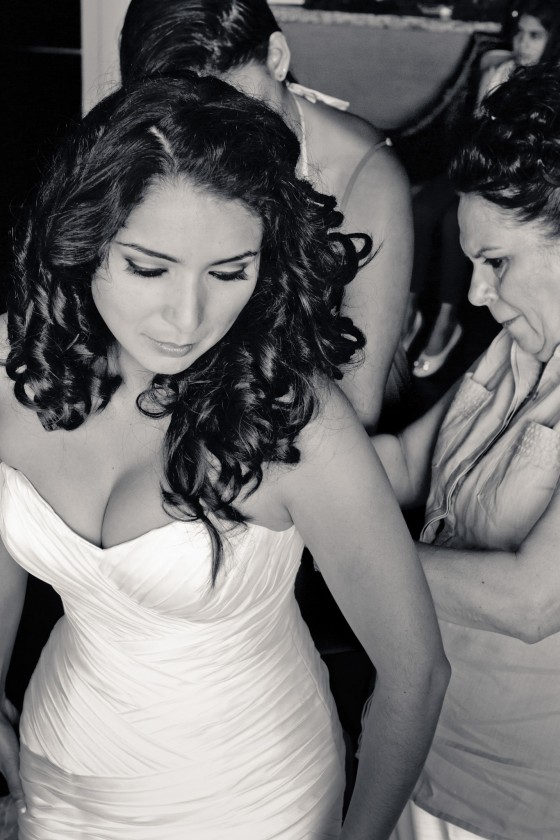 Bride Getting Ready