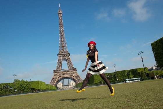Champ de Mars Vacation Photoshoot