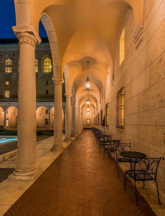 Boston Public Library Italian courtyard