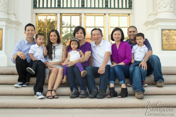 Family Portraits in Balboa Park, San Diego