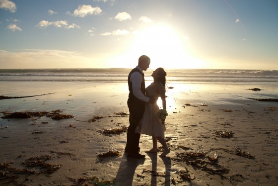 Sunset Wedding in Carmel