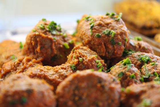 meat balls food photography