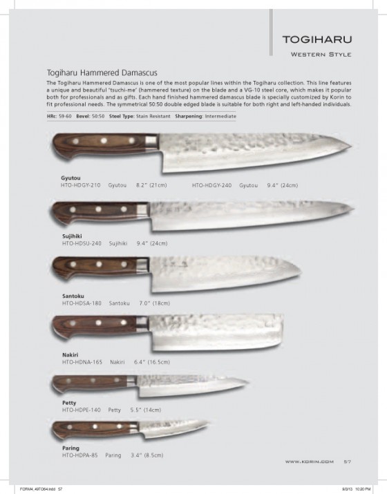 knives