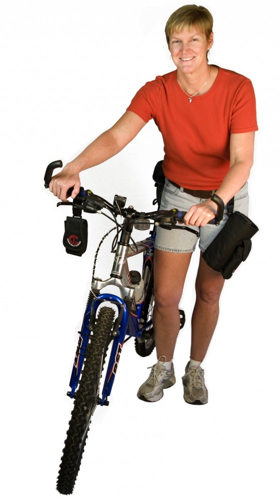 QuickBelt bike accessories - isolated background