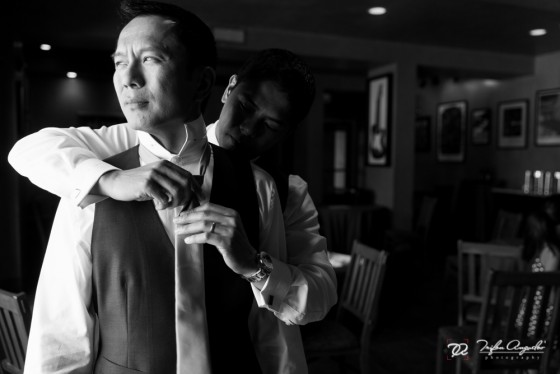 Groom Preparation at Mountain Winery, Saratoga, CA