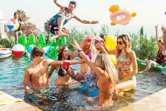 Lifestyle shoot to introduce the new Hot Tub Shorts from Neff