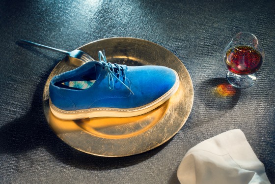 Blue shoe