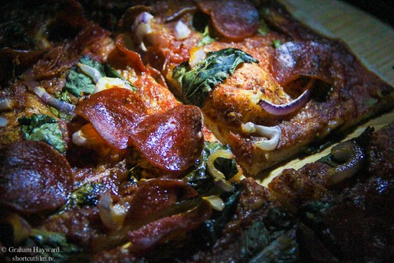Homemade pizza oven