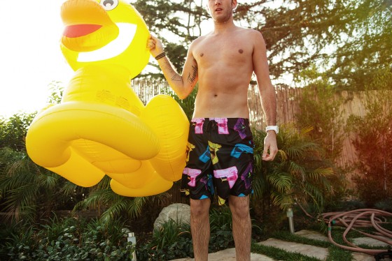 Lifestyle shoot to introduce the new Hot Tub Shorts from Neff