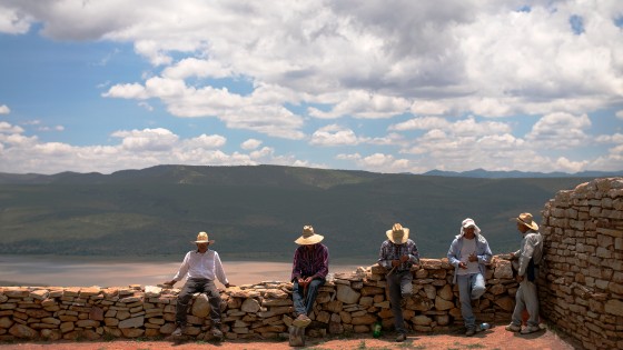 On Location in Mexico.