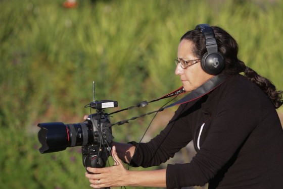Maria on location