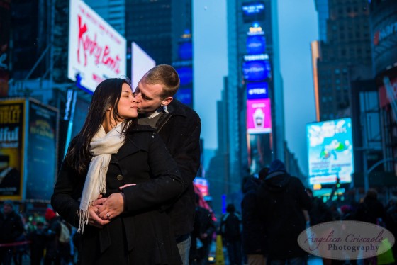 Time Square NYC Proposal photos engagement