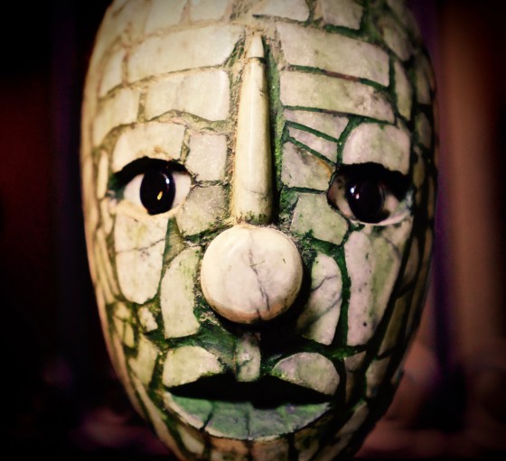 ANTIGUA GUATEMALA 2017 - JADE MAYAN MASK
