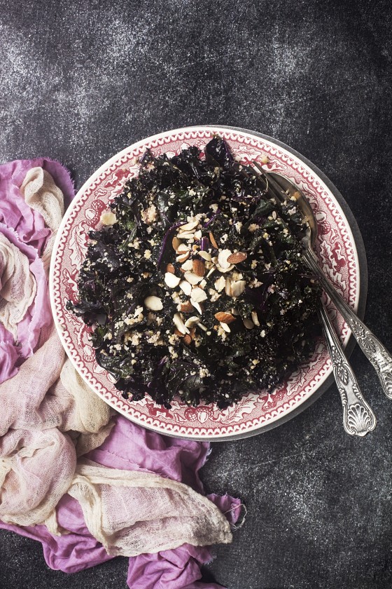 Kale Salad with Lemon and Parmesan