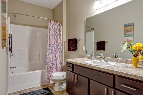 Apartment Bathroom - Staged