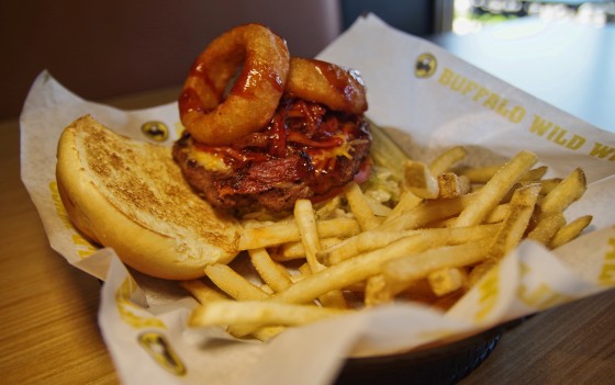 Buffalo Wild Wings - Big Jack Daddy burger for marketing, training and social media