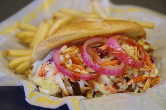 Buffalo Wild Wings - Angry Orchard Peach Chicken Sandwich - social media image