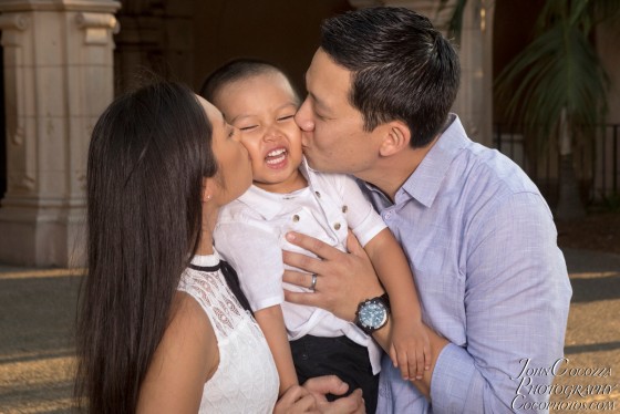 Family Portraits in Balboa Park, San Diego