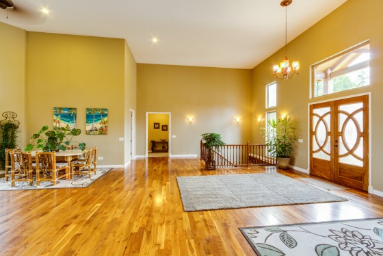 Love this huge open entryway!
