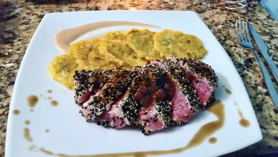 Tuna Tartar and Plantains, Caracoles Restaurante, Culebra, Puerto Rico