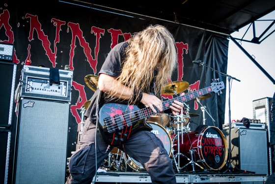Cannibal Corpse - Mayhem Fest. This photo was published in Hysteria Magazine (an Australian rock publication).