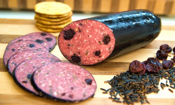Cranberry wild rice sausage image for e-commerce web site and lobby image - RJ's Meats