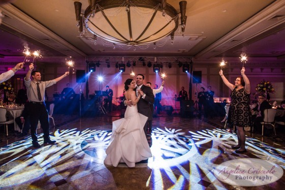Marina Del Rey Wedding reception with Sparklers