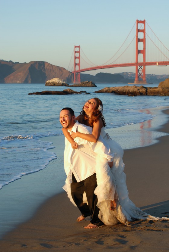 San Francisco Baker Beach Wedding Photographer