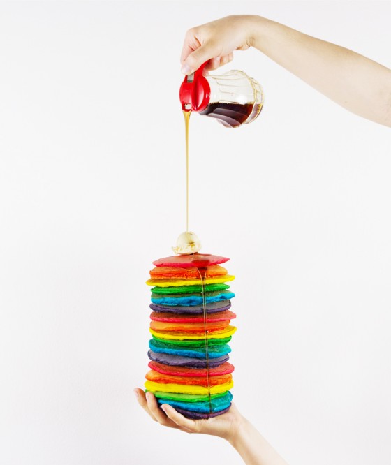 Rainbow Pancakes
