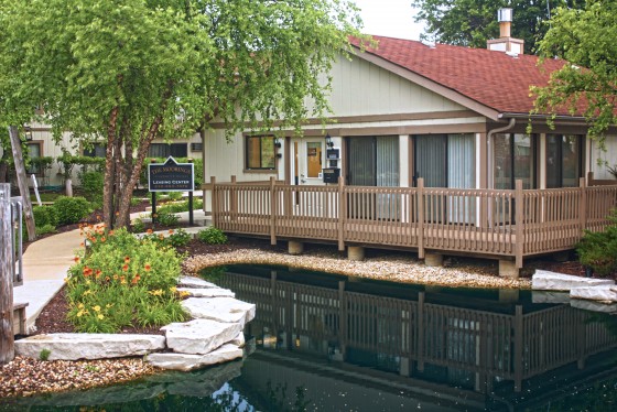 Pond and Offices